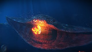 Camera Captures El Gran Maja Attacking a Submarine! It's Absolutely Gigantic 🥶🥶 Thalassophobia