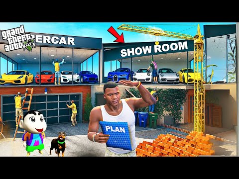 GTA 5: Franklin & Shinchan Build The Most Expensive Supercar Showroom! 🚗 | GTA 5 Bangla Gameplay