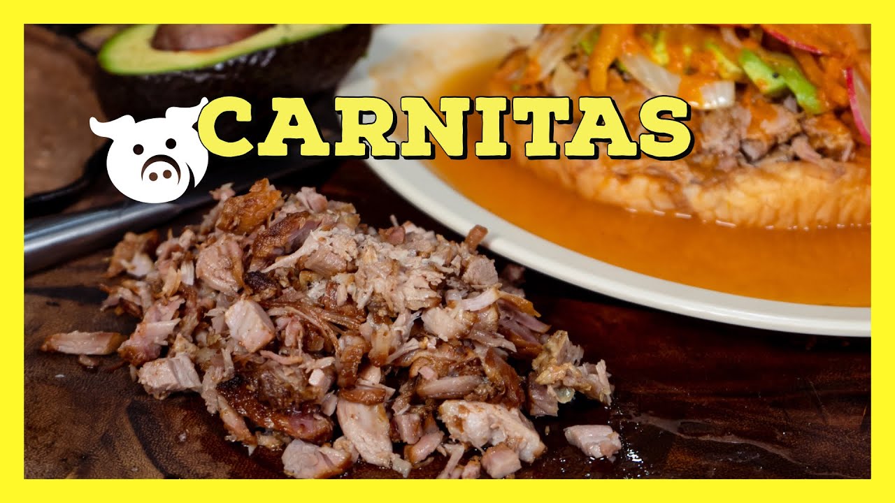 Carnitas estilo Michoacán Chef en proceso