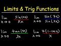 Limits of Trigonometric Functions