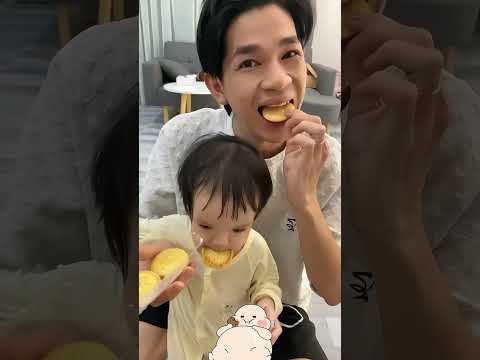 Ăn bánh quy 🍪 cùng ba con Sữa #ママリ #赤ちゃん #天使ママ #生後3ヶ月 #まま #baby #ママガール