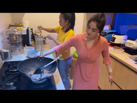 Laper tengah malam, bikin susu Arab biar gak masuk angin, sama nasi goreng merah ala diet. Part 2