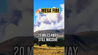 🔥Gifford Mega Fire – August 14th Update | Massive Smoke Plumes Seen Miles Away #giffordfire