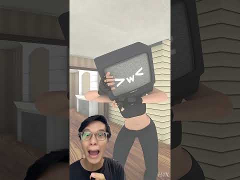 Tại sao TV Woman sợ quả bong bóng #funny #skibiditoilet #short