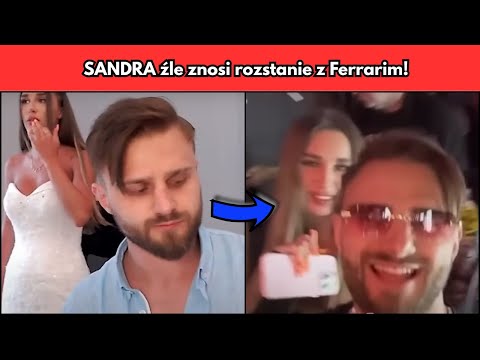 SANDRA źle znosi rozstanie z Ferrarim i... UCIEKA OD NIEGO?!"
