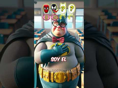 ¡Supergirl escanea el IQ de todos! - Spider-Man Vs. Batman Vs. Deadpool ⛔ #shorts #marvel #joker
