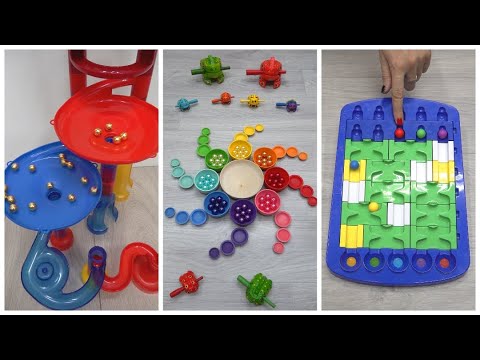 Oddly Satisfying video compilation with beads, bells, balls, marble run, xylophone and more