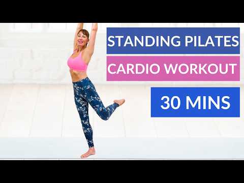 Standing Cardio Workout | No Jumping | Includes Warm Up and Cool Down Stretch | 30 Minutes