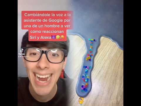 Le pongo voz de hombre a Google😂 y se la muestro a Siri y Alexa😈🥵