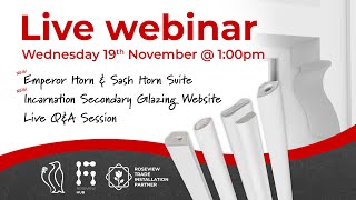 Latest Products & Features Live Webinar | 19th November 2025 | Roseview Windows