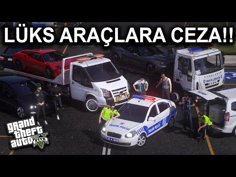 LÜKS ARAÇLARI BAĞLADIK !!!  - KAÇARKEN KAZA YAPTI !! - GTA 5 ROLEPLAY