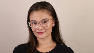 Versace VE3274B Asian Fit 5305 Transparent Grey Eyeglasses