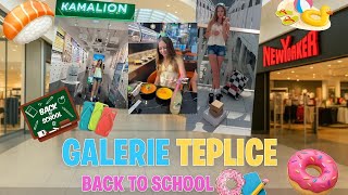 🛍️ Den v Galerii Teplice | Back to School nákupy + letní radosti 🌞🍩