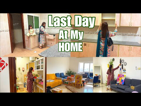 LAST DAY AT THIS HOME🏡packing, new home tour, shifting | Shifting is not Esay