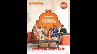 Give Your Home a Festive Makeover with ICICI Bank Credit Card EMIs!