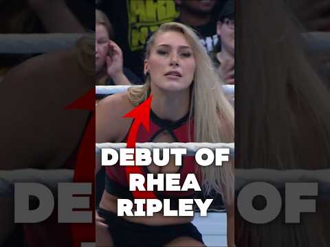 Rhea Ripley's WWE DEBUT #wwe #wrestling #shorts