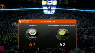 Fenerbahce Dogus - Panathinaikos 67 - 62 Euroleague