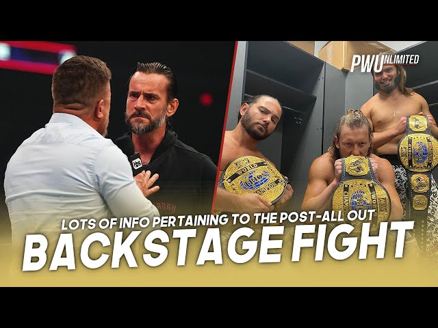 Lots Of Info Pertaining To To The Post-All Out Backstage Fight