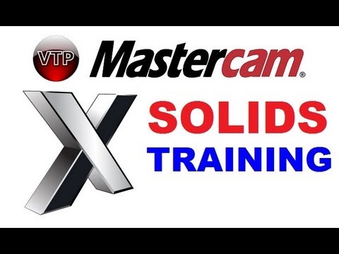 MASTERCAM X1-X7 SOLIDS Tutorial in HD - 1.1 Line...