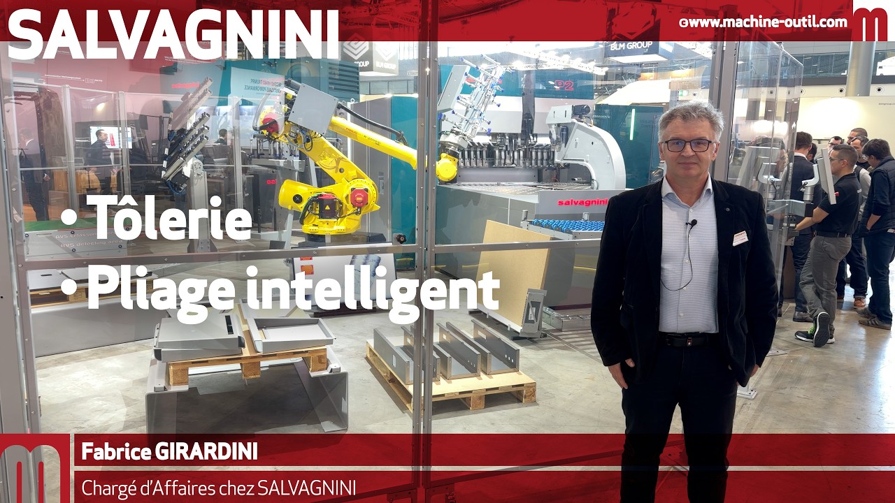 Productivité et intelligence en pliage de tôle Salvagnini