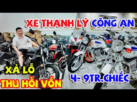 THANH LÝ LÔ XE CÔNG AN JB250 XSR 155 KAWSAKI Z1000 Z900 Z800 CB650R CBR650 REBEL 300 SHADOW 400 R15V