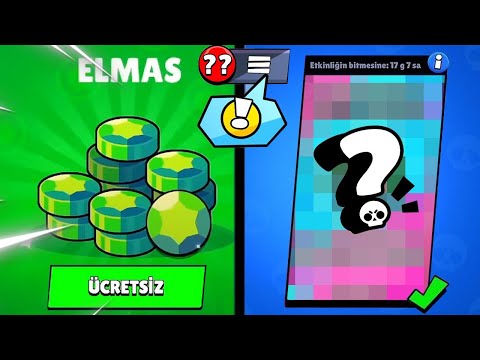 YARIN HERKESE ÜCRETSİZ VERİLECEK ELMAS🎁 ÜCRETSİZ KOSTÜM VEREN MÜCADELE🔥 Brawl Stars