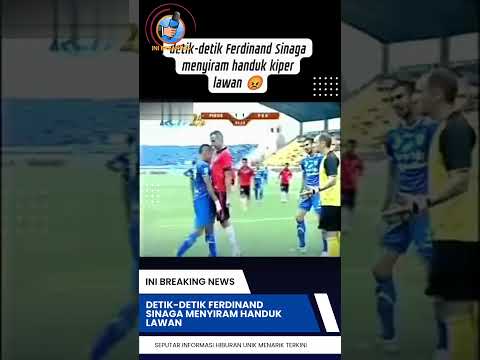 Detik detik Ferdinand Sinaga Menyiram Handuk Lawan