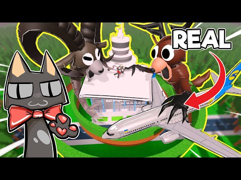 ¡CONSTRUÍ UN AEROPUERTO GIGANTE en 99 NOCHES EN EL BOSQUE! ✈️🔥 (ROBLOX)