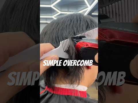 Perfect Simple Overcomb #usashorts #barbero #barber #ukbarber