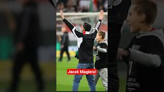 Jacek Magiera! - Żyleta skanduje wspólnie z rodziną pana Jacka