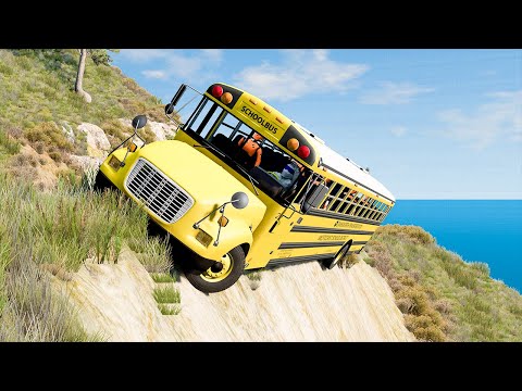 Cliff Drops #210 - BeamNG DRIVE | SmashChan