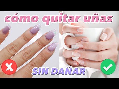 Como QUITAR uñas ACRÍLICAS en casa (FÁCIL Y SIN DAÑAR) ♥ Jimena Aguilar