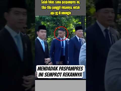 Tiba paspampres ini panggil rekan nya