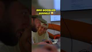 He Googled ‘Google’ while using Google 🤣 🤣
