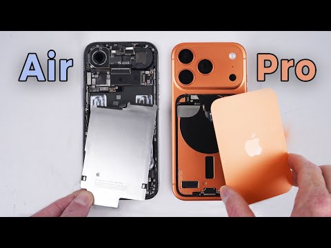 iPhone 17 Air & Pro Teardown - The Real Size of the iPhone Air Battery + New Vapour Chamber
