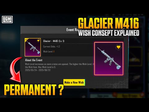 Glacier M416 PERMANENT ? Glacier WISH Consept Explain | A14 Royal Pass Leaks