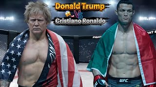 The Ultimate UFC Battle: Cristiano Ronaldo vs Donald Trump🔥😱