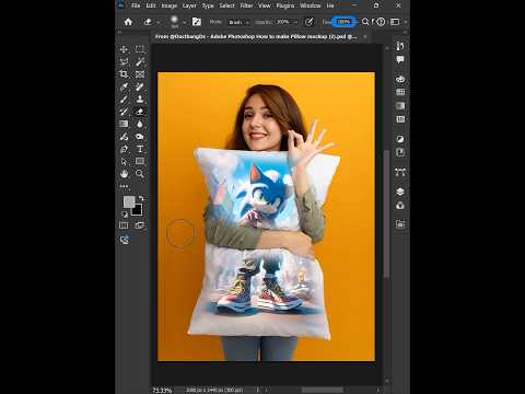 Photoshop Tips 2024 - How to Create a Realistic Pillow Model #ducthangds #photoshop #photoshop2024