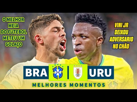 BRASIL X URUGUAI | MELHORES MOMENTOS | ELIMINATÓRIAS DA COPA 2026