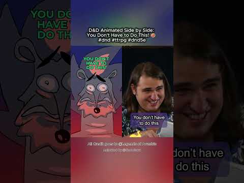 D&D Animated Side by Side: You Don't Have to Do This! ๐คฃ #dnd #ttrpg #dnd5e Uprooted S2E2 01:39:58