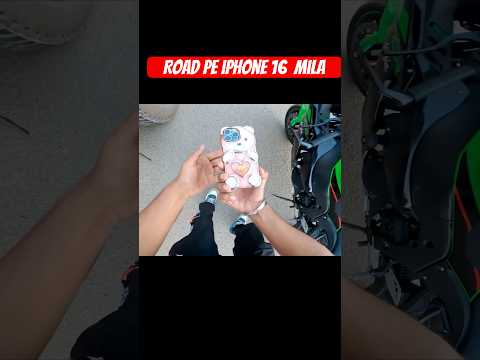Road pe iphone 16 mila #shorts