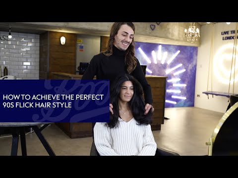 How to achieve the perfect 90s flick hair style | Boots x Live True London | Boots