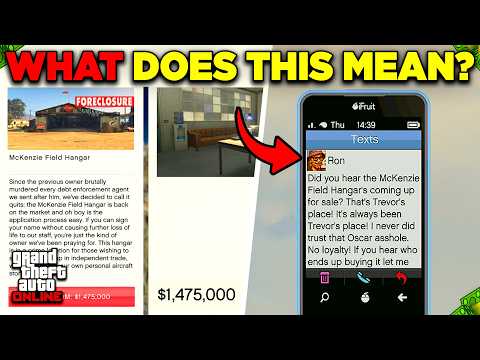 *NEW* MCKENZIE AIRFIELD HANGAR DLC UPDATE CONFIRMED IN GTA 5 ONLINE! Ron Text Message Meaning