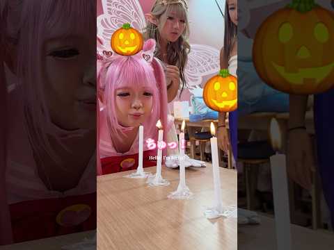 みんなの自己紹介でロウソクは消えるのかな⁉️ Can everyone blow out the candles during their self-introduction greetings?