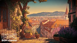Relaxing Bossa Nova Cafe Music ☕ Warm Evening in a European Town | Slow Jazz for Study & Chill