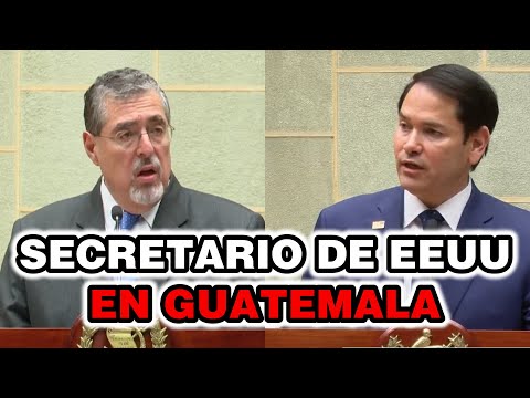 MENSAJE DE BERNARDO ARÉVALO ANTE LA VISITA DEL SECRETARIO DE ESTADO DE EEUU | GUATEMALA