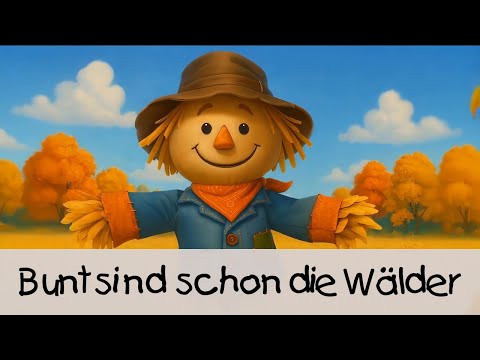 Bunt sind schon die Wälder || KINDERLIEDER 3D