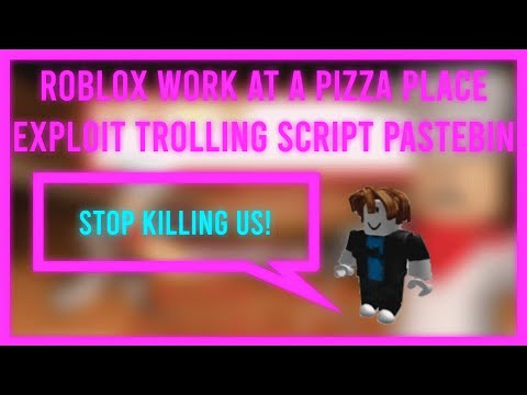 Work At A Pizza Place Gui Pastebin Jobs Ecityworks - roblox kill all script pastebin 2020