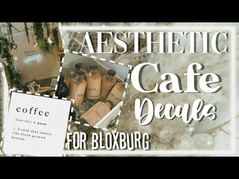 Bloxburg Codes For Cafe 07 2021 - roblox bloxburg decals