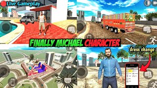 Finally GTA_5 Michael Character + Indian Truck || Update in Indian Bikes Driving 3d New Update